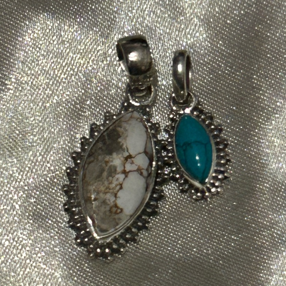 Gorgeous Sterling Silver Wildhorse Pendant with bonus pendant